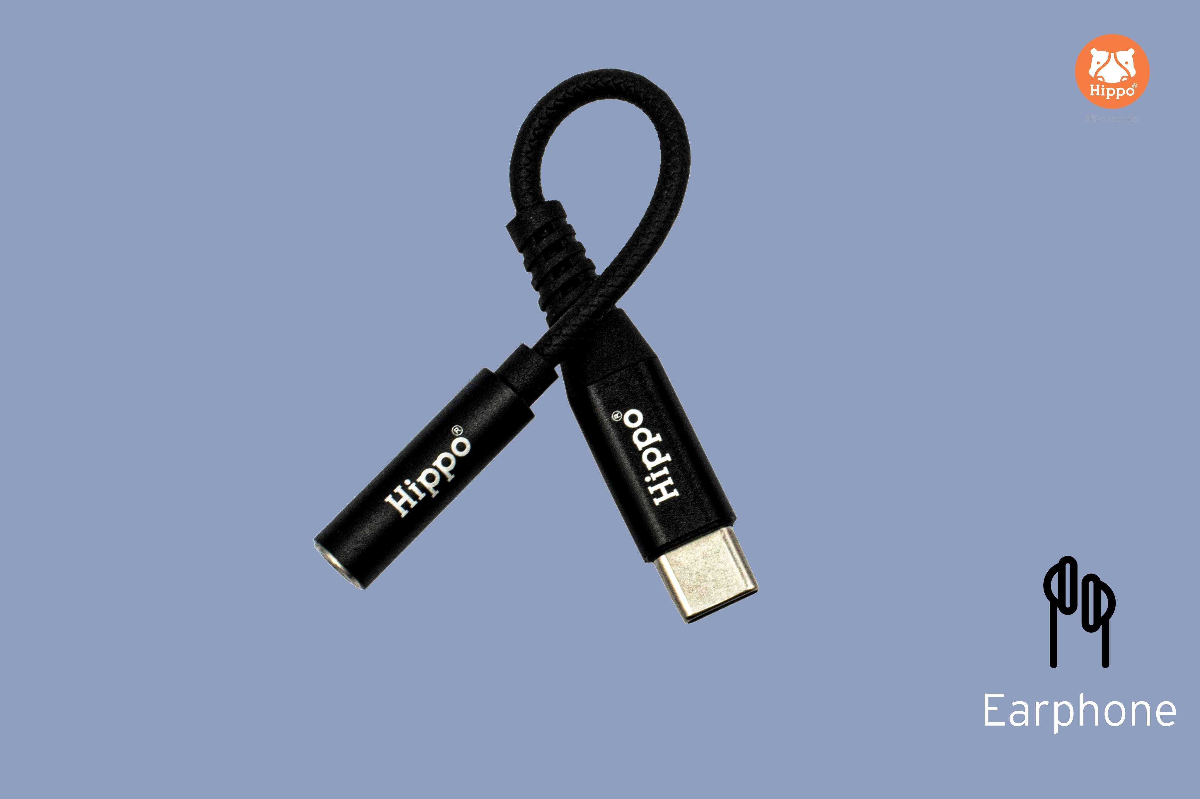 Hippo Type C To Aux 3.5mm Audio Metal Jack HPO-C21